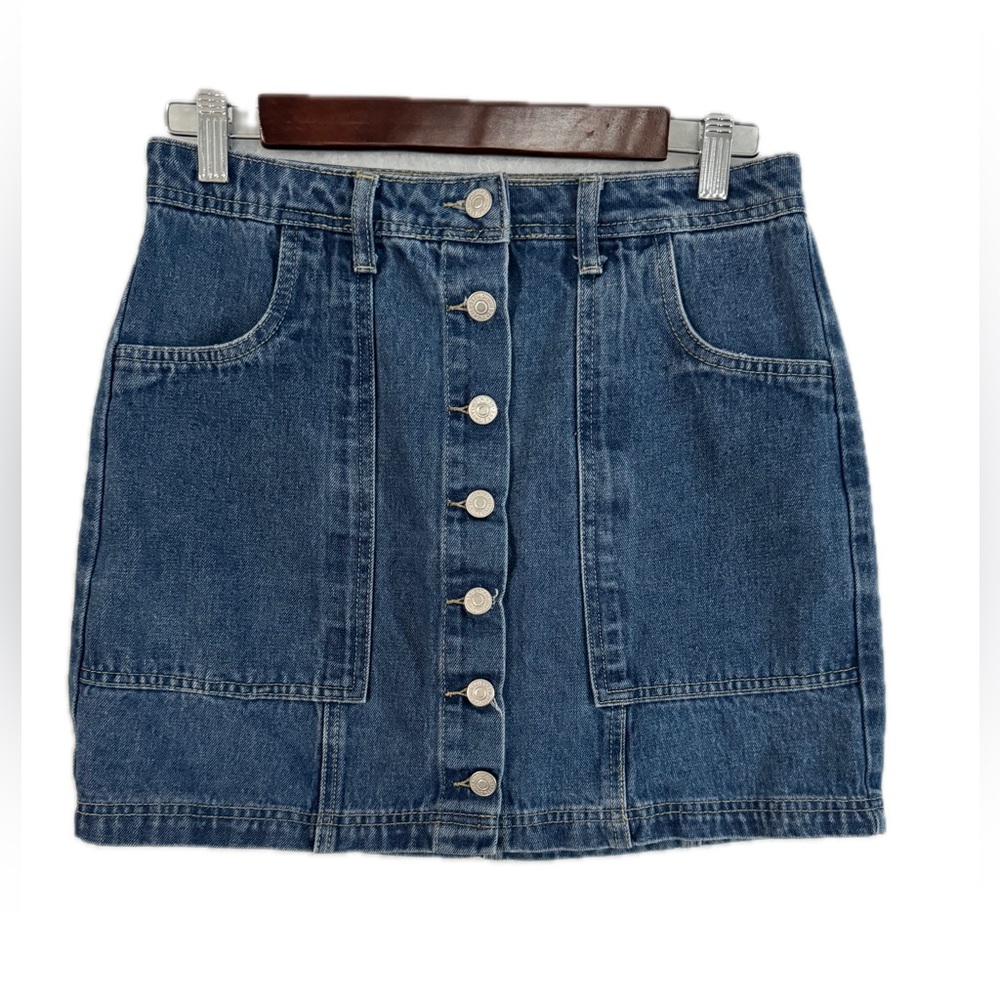 Denim Mini Skirt